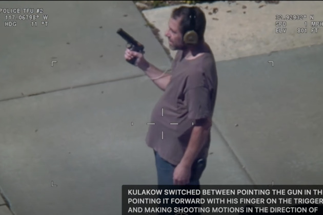 Footage shows fatal shooting of armed suspect by San Diego police snipers s of San Diego
