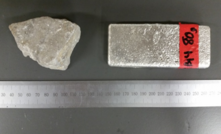 A magnesium ingot produced by the company