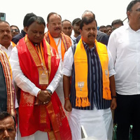 Odisha: BJP Chief Nitin Nabin hoists 100-foot National Flag in Bhubaneswar