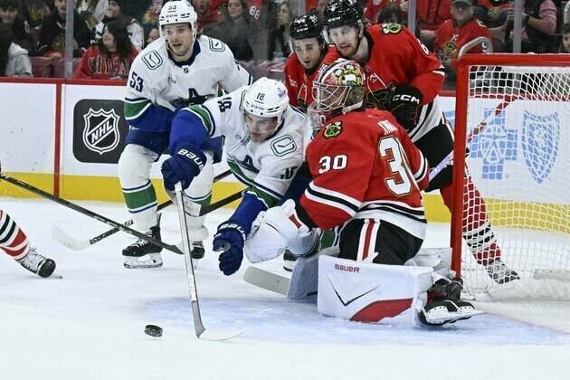 Brock Boeser shootout goal pushes Canucks past Blackhawks