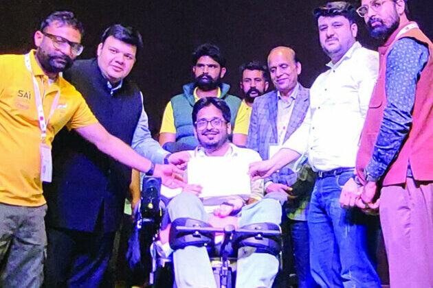 Delhi's Sachin Chamaria sets National Record by winning Gold Medal at the 7th BOCCIA National Championship 2022-23 in BC3 Individual and Mixed Pair Category