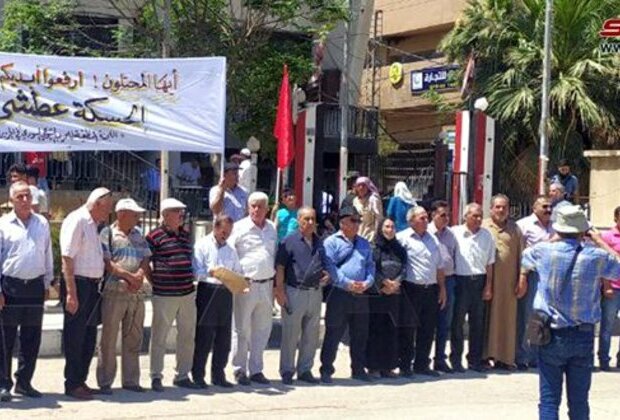 Water cuts by Turkish occupation spark protests in Hasaka