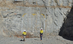 The box cut at the Cassini nickel mine