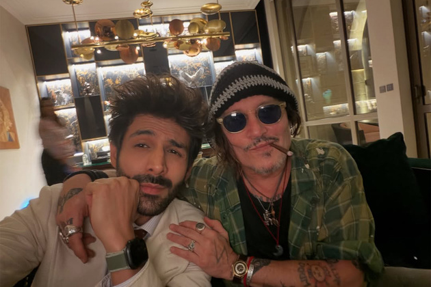 Kartik Aaryan, Johnny Depp drop epic 'Rooh Baba x Jack Sparrow' crossover at Red Sea Film Festival, check