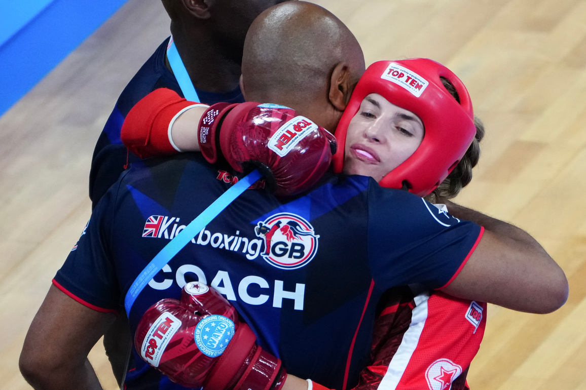 (SP)CHINA-CHENGDU-THE WORLD GAMES 2025-KICKBOXING-WOMEN'S POINT FIGHTING -60KG-GOLD MEDAL BOUT (CN)