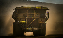 An autonomous Cat 793F operates at Fortescue's Solomon Hub