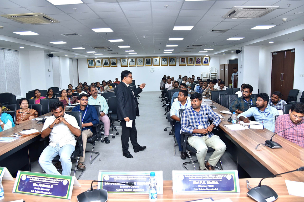 Three-day capacity building programme for AP legislature officials held in Amaravati
