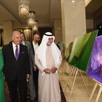 Nahyan bin Mubarak inaugurates 'From the art of Diplomacy to the art of Colours' exhibition in Abu Dhabi