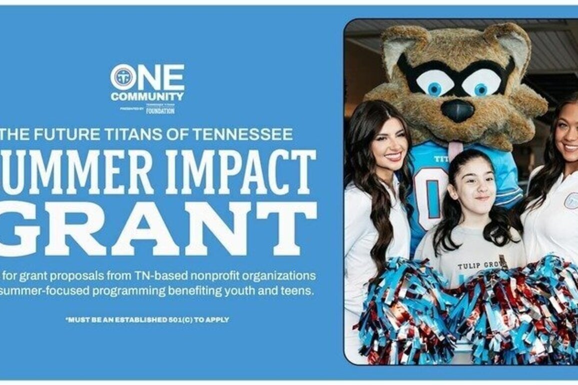 2026 Future Titans of Tennessee Youth Summer Impact Grant