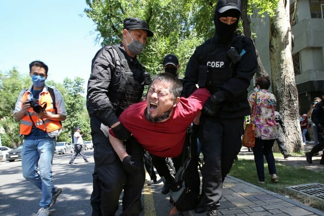 Dozens Detained At Opposition Rallies In Kazakhstan
