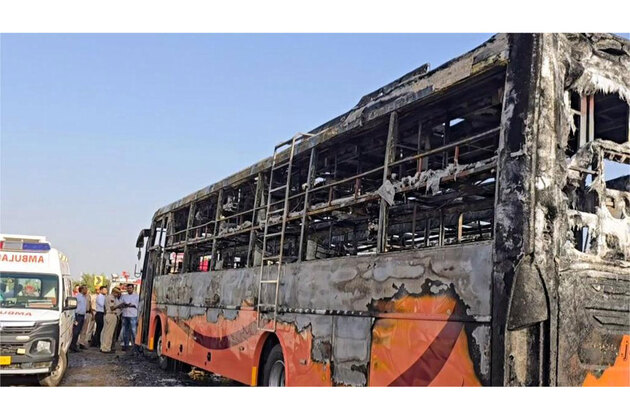 20 killed as bus catches fire in Jaisalmer, 16 injured admitted to hospital