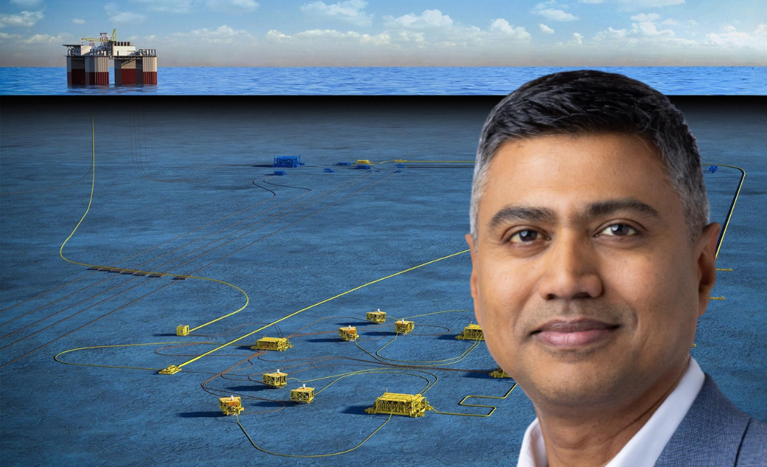 Gorgon Stage Three will tie new offshore gas into existing infrastructure to keep Barrow Island LNG output steady as reservoirs mature. Pictured:  Chevron Australia president Balaji Krishnamurthy.  