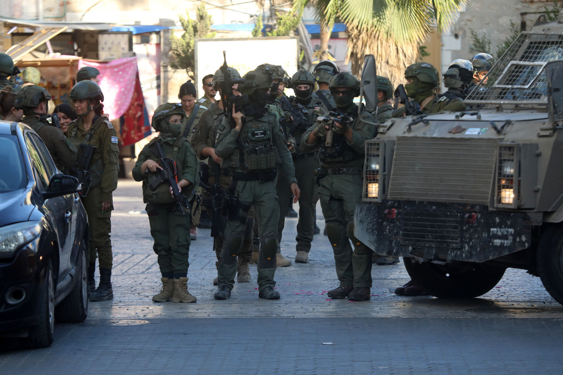 MIDEAST-HEBRON-ISRAELI SETTLERS-SECURITY