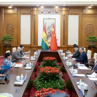 CHINA-BEIJING-WANG YI-BOLIVIAN FM-MEETING (CN)
