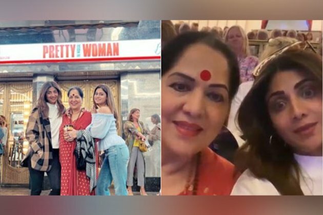 Shilpa Shetty enjoys Pretty Woman musical with her 'pretty women'