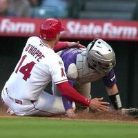 Angels pile up 16 hits to capture series finale vs. Rockies