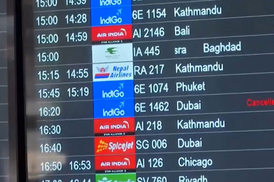 Delhi: Several international flights from IGI Airport delayed amid ongoing West Asian conflict