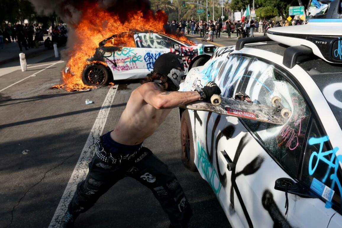 Protesters or agitators- Who is driving chaos at L.A. demonstrations&quest;