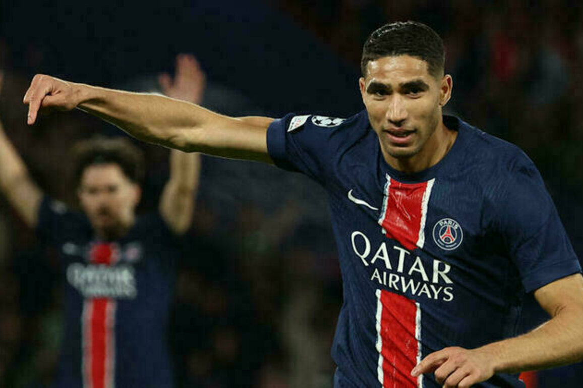 Morocco's Achraf Hakimi named African player of the year in Ligue 1