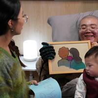 Brain-computer interface technology enables paralyzed art teacher to draw again