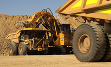 Cat 793F autonomous trucks at the loading face