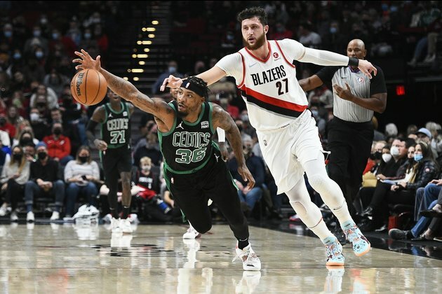 Celtics cruise to 145-117 win over Blazers