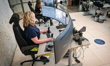 Operators Monica Kyrö and Marie Arngren run Sandvik and Epiroc loaders from the remote-control centre at level 1365