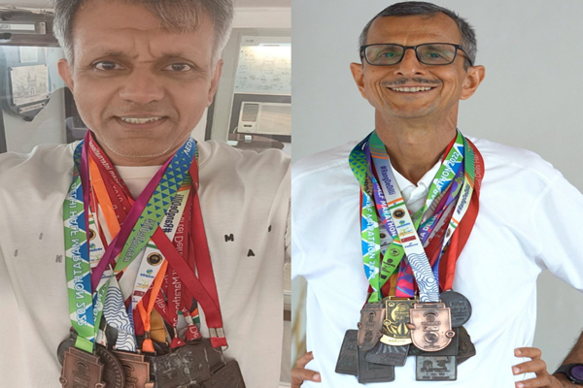 Virat Bhushan, Suvir Khullar gear up for their 20th Delhi Half Marathon