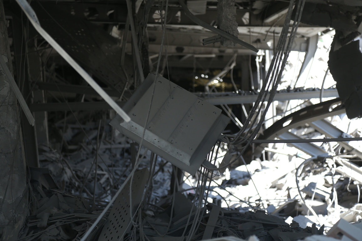 IRAN-TEHRAN-SHARIF UNIVERSITY OF TECHNOLOGY-AIRSTRIKES-AFTERMATH