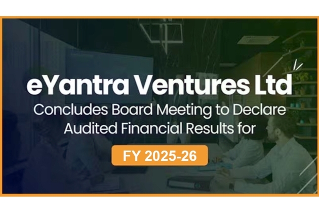 eYantra Ventures Limited Reports FY26 Annual Results