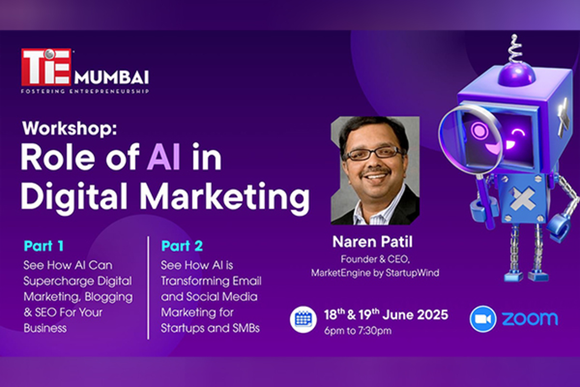 TiE Mumbai to Host 2-Day Virtual Workshop on "The Role of AI in Digital Marketing"
