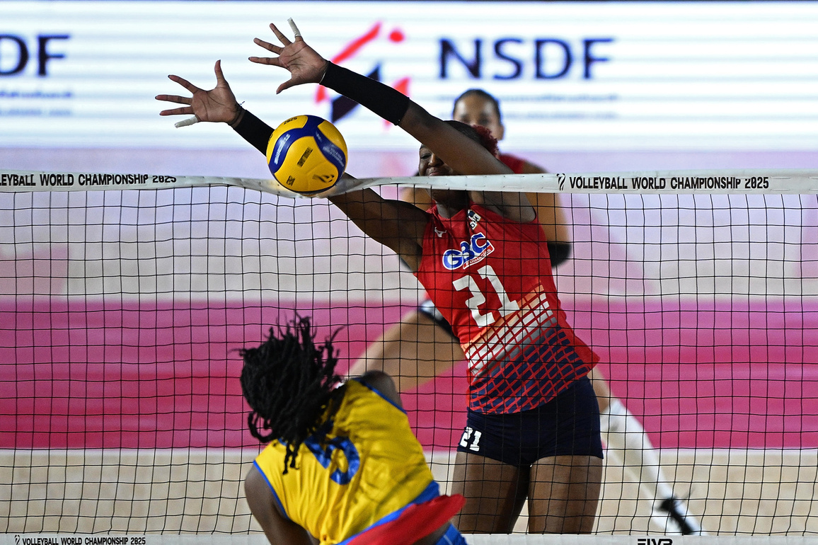 (SP)THAILAND-CHIANG MAI-VOLLEYBALL-WOMEN'S WORLD CHAMPIONSHIP-COLOMBIA VS DOMINICAN REPUBLIC