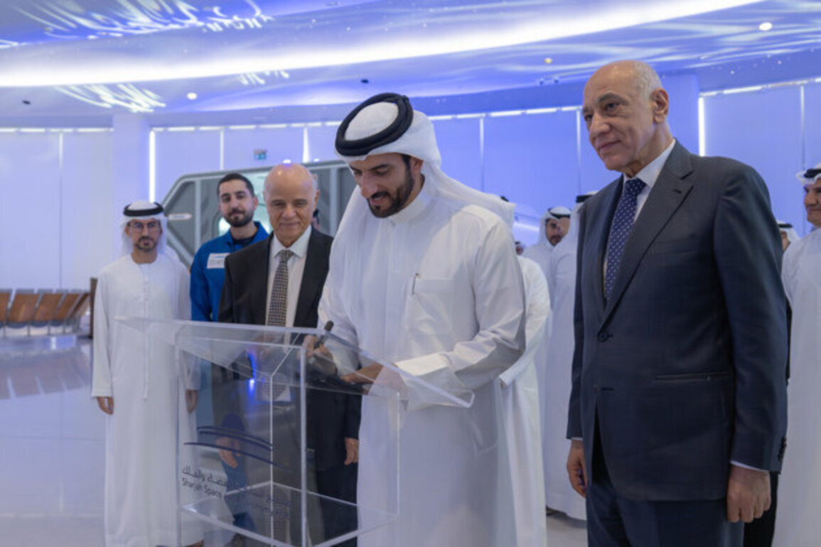 Sultan bin Ahmed witnesses launch of 'SharjahSat 2' satellite