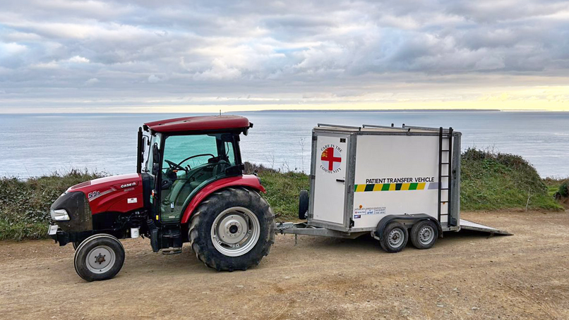 Ariel Plastics helps convert horse box into ambulance on Sark