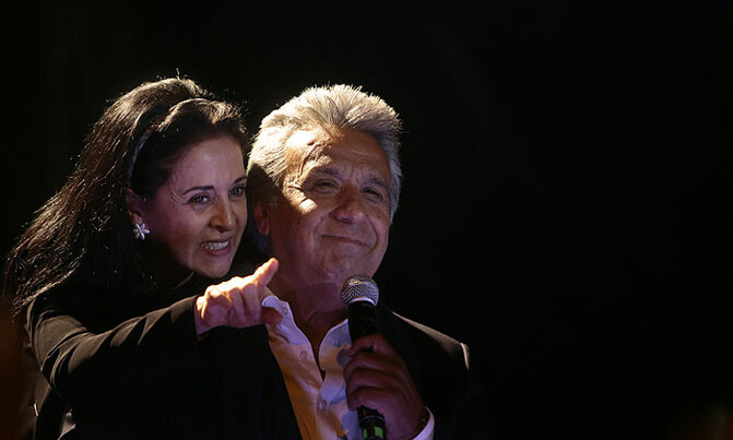 Moreno edges toward outright win in Ecuador presidential vote Moreno edges toward outright win in Ecuador presidential vote