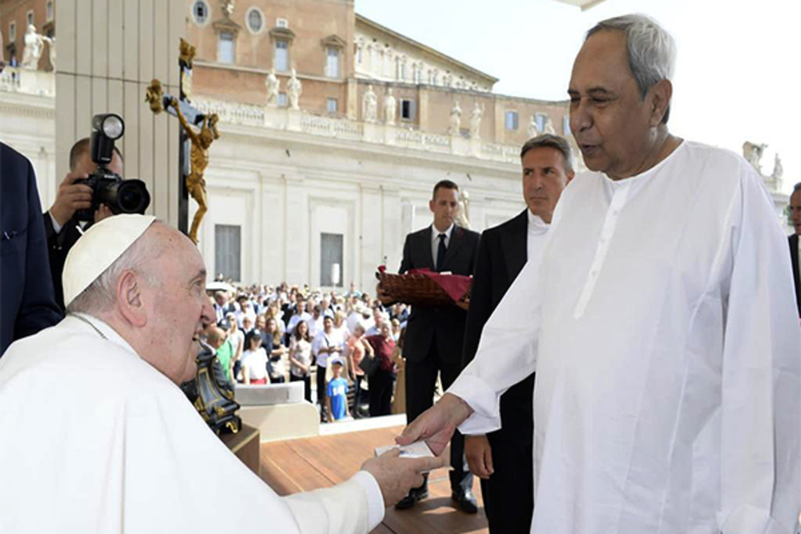 Former Odisha CM Naveen Patnaik mourns the passing of Pope Francis