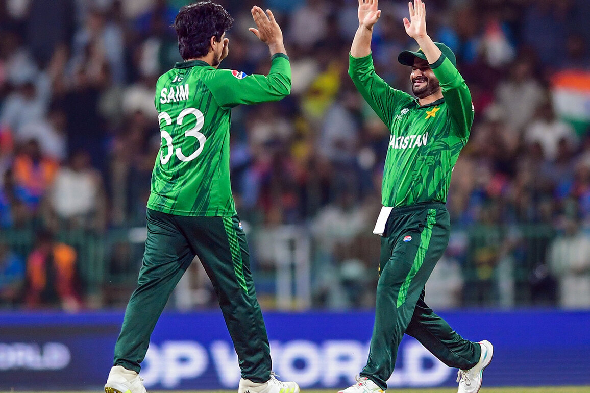 Pakistan's 18-over spin blitz vs India enters T20 WC record books