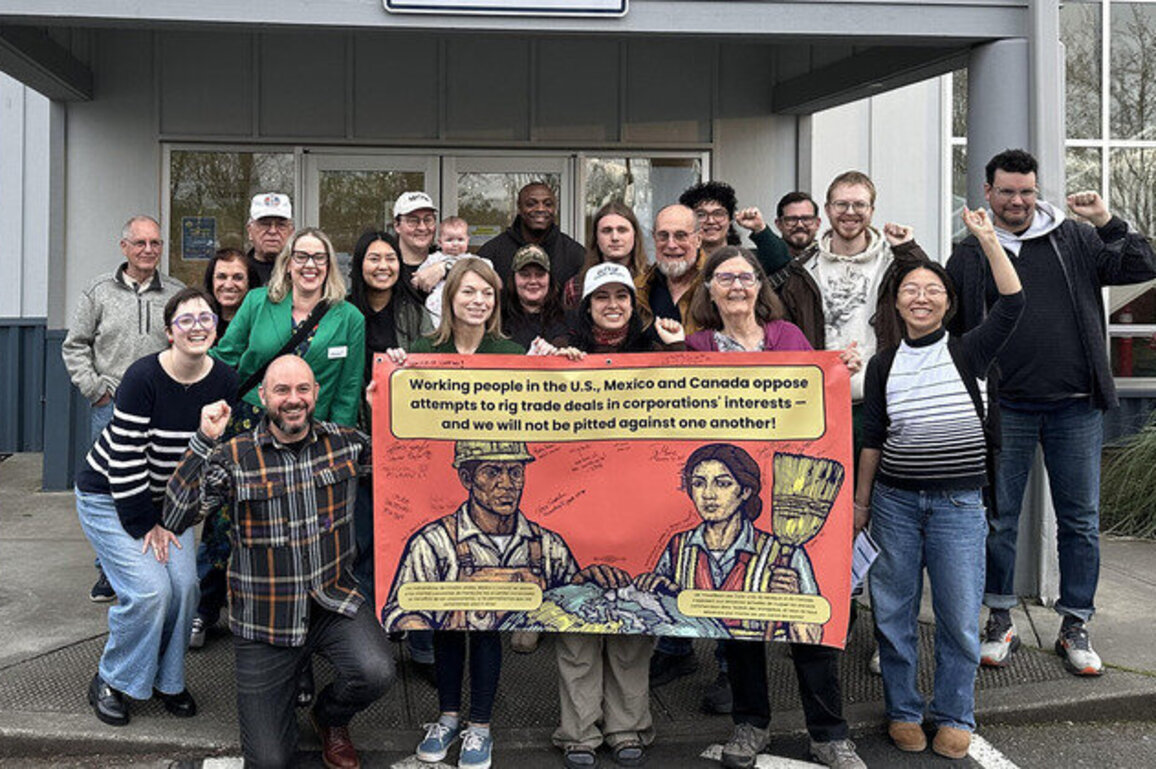 Washington-Canada border event calls for 'People's Trade Agenda' 