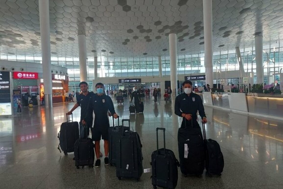 Iran U-20 Football Team Arrives in Shenzhen