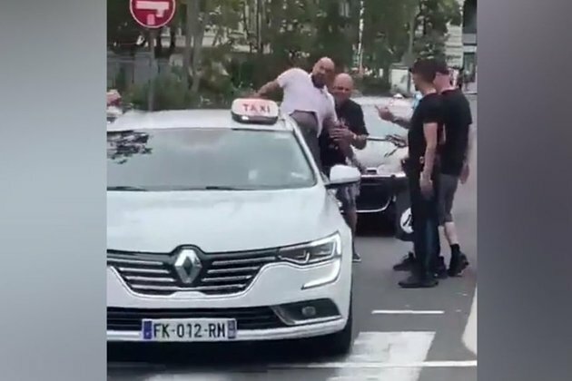 Boozy Tyson Fury caught lashing out at taxi