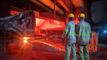 Nickel processing at PT Indonesia Morowali Industrial Park