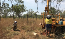  Auger drilling at Blina.