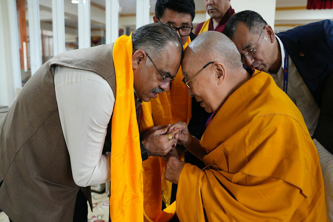 India is land of Buddha, PM Modi preserving Buddhist legacy and values: BJP's Tarun Chugh meets Dalai Lama in Ladakh