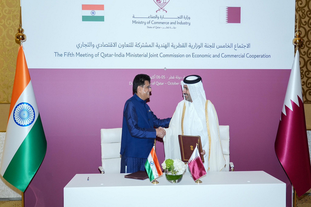 Piyush Goyal co-chairs India-Qatar Joint Commission meeting on Economic and Commercial Cooperation