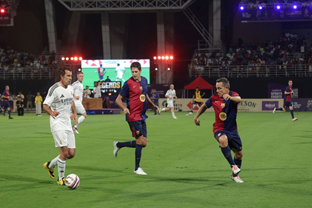 Real Madrid defeat FC Barcelona by 2-0 in historic 'Legends Faceoff' in India