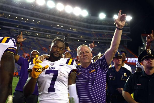 LSU up to No. 5 as CFP rankings' top four remain unchanged
