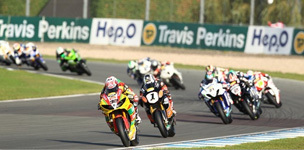 Travis Perkins races ahead