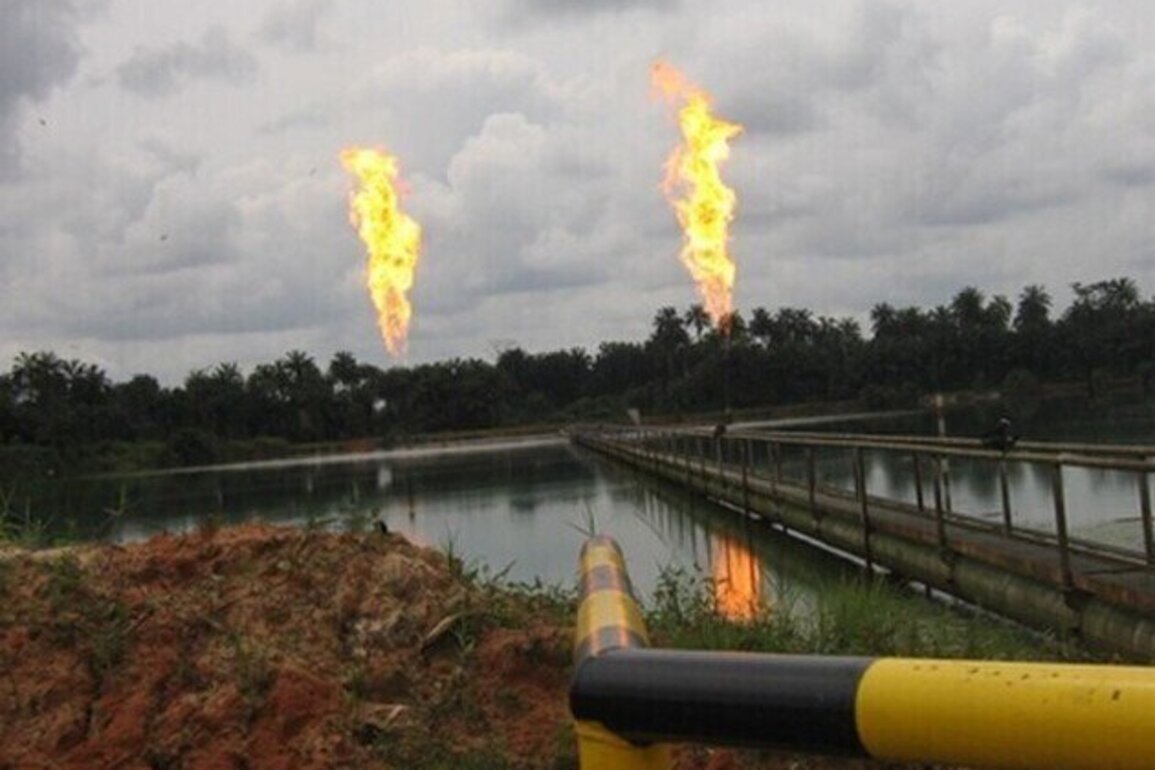 The Ogoni protest against Nigeria's decision to resume oil extraction