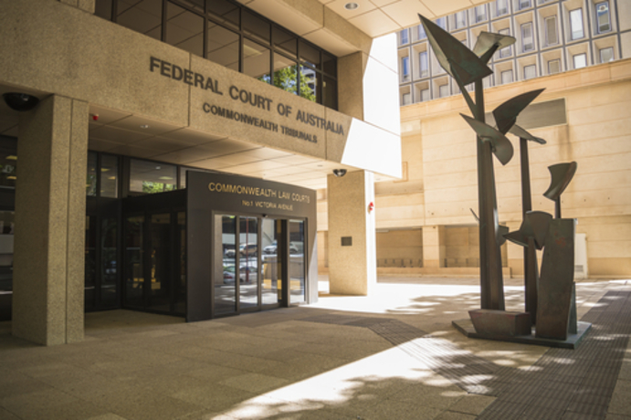 A Federal Court of Australia building.