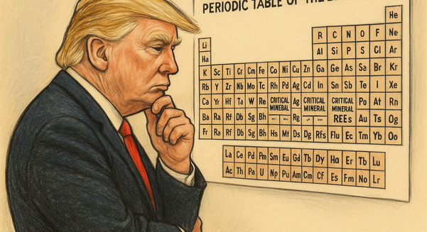 President Donald Trump promoting critical minerals development